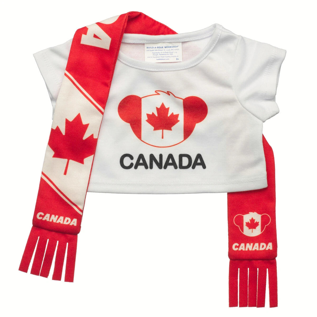 Let's Goal Bear Canada Gift Set | Build-A-Bear - US 7473