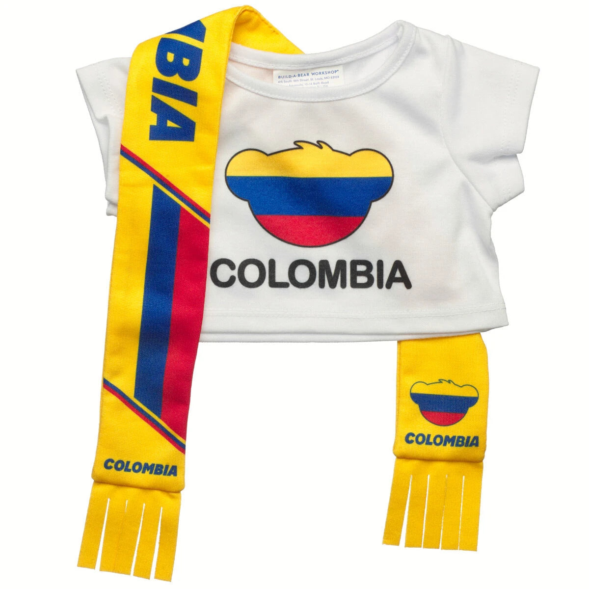 Let's Goal Bear Colombia Gift Set | Build-A-Bear - US 6787