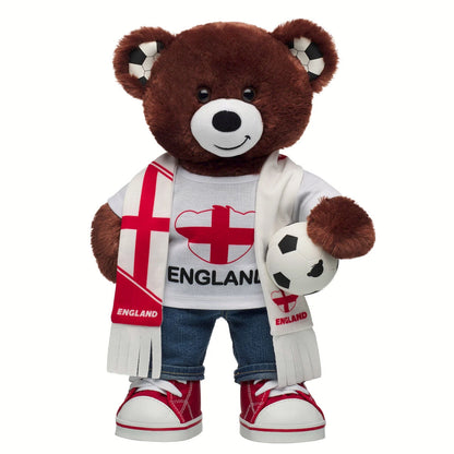 Let's Goal Bear England Gift Set | Build-A-Bear - US 9422