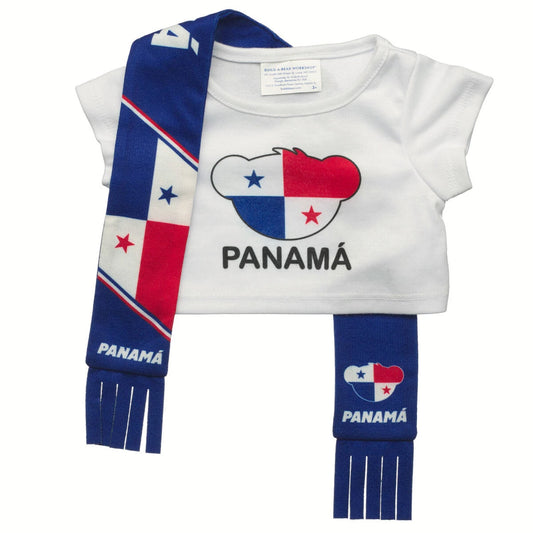 Panama Scarf &amp; T-Shirt Set | Build-A-Bear - US 9205