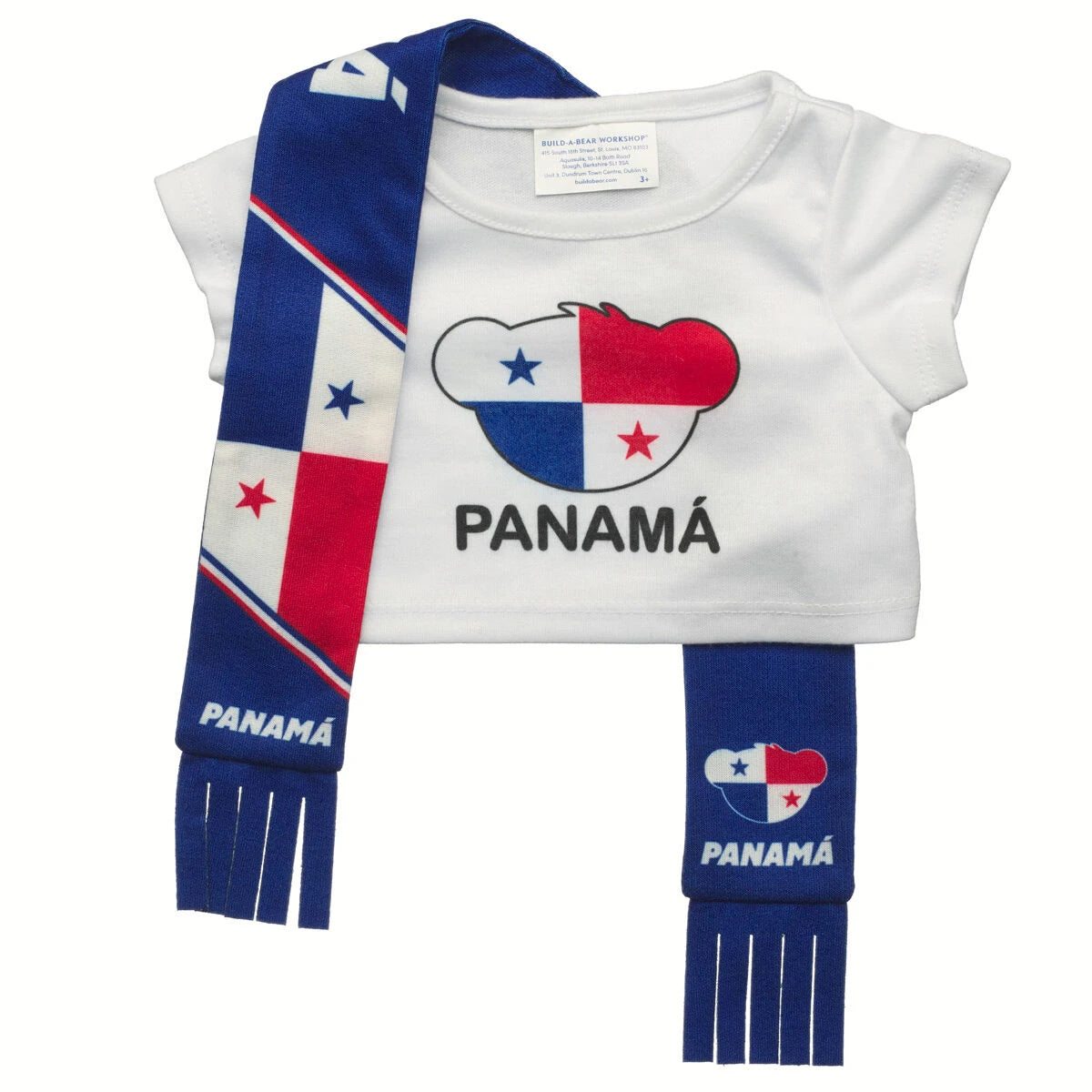 Panama Scarf &amp; T-Shirt Set | Build-A-Bear - US 3261