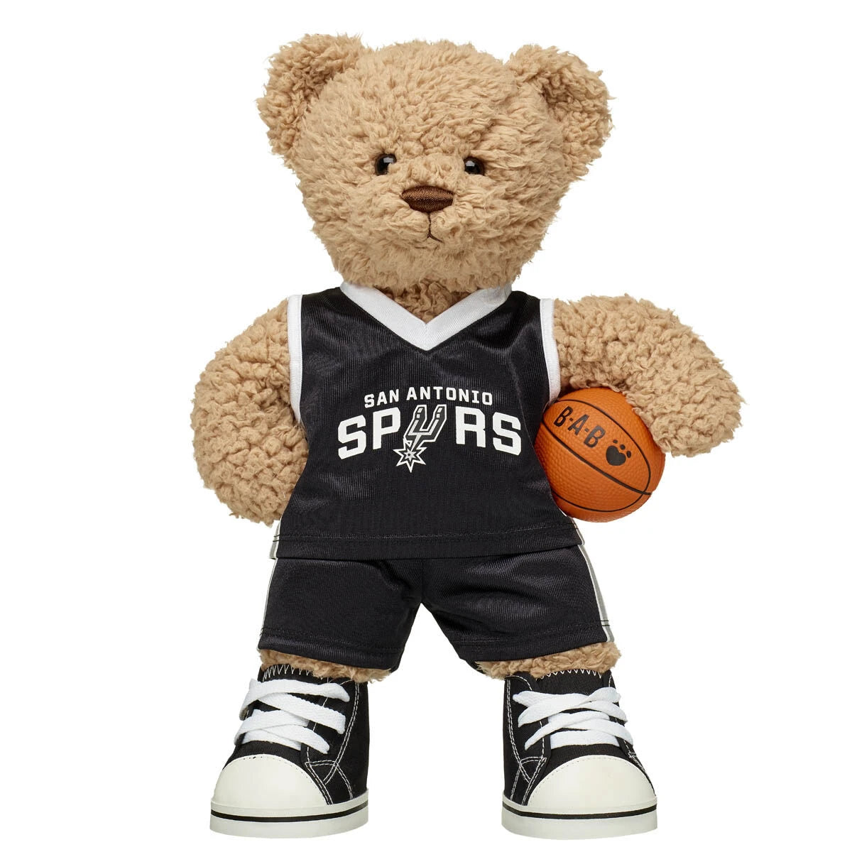 Timeless Teddy Bear San Antonio Spurs Basketball Gift Set | Build-A-Bear® - US 5721