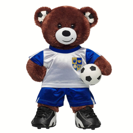 Let's Goal Bear Blue Soccer Uniform Gift Set | BAB - US 3698
