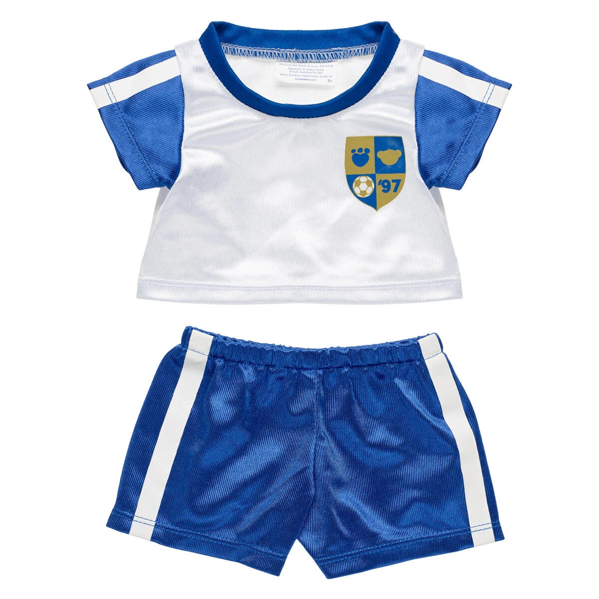 Pawlette™ Plush Blue Soccer Set &amp; Soccer Ball | Build-A-Bear® - US 2062