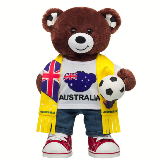 Let's Goal Bear Australia Gift Set | Build-A-Bear - US 6407