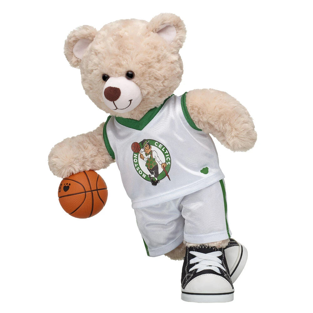 Boston Celtics Basketball Teddy Bear Gift Set | Build-A-Bear® - US 4725