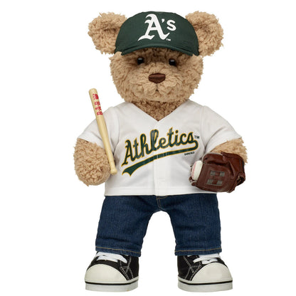 Oakland Athletics™ Teddy Bear Gift Set | Build-A-Bear® - US 3156