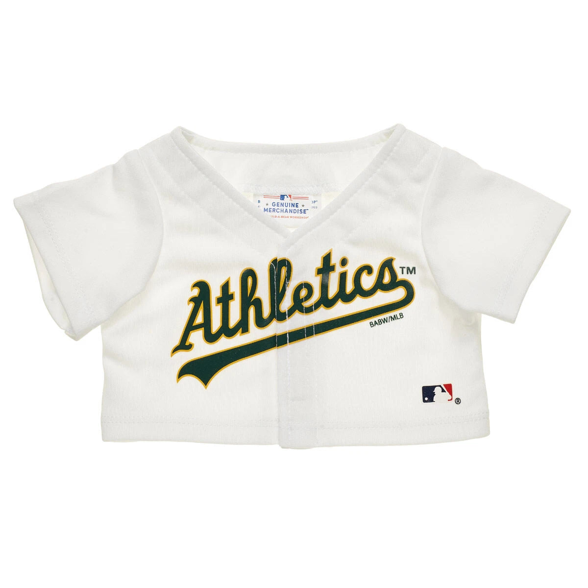 Oakland Athletics™ Baseball Jersey for Plush Toys | Build-A-Bear® - US 1201