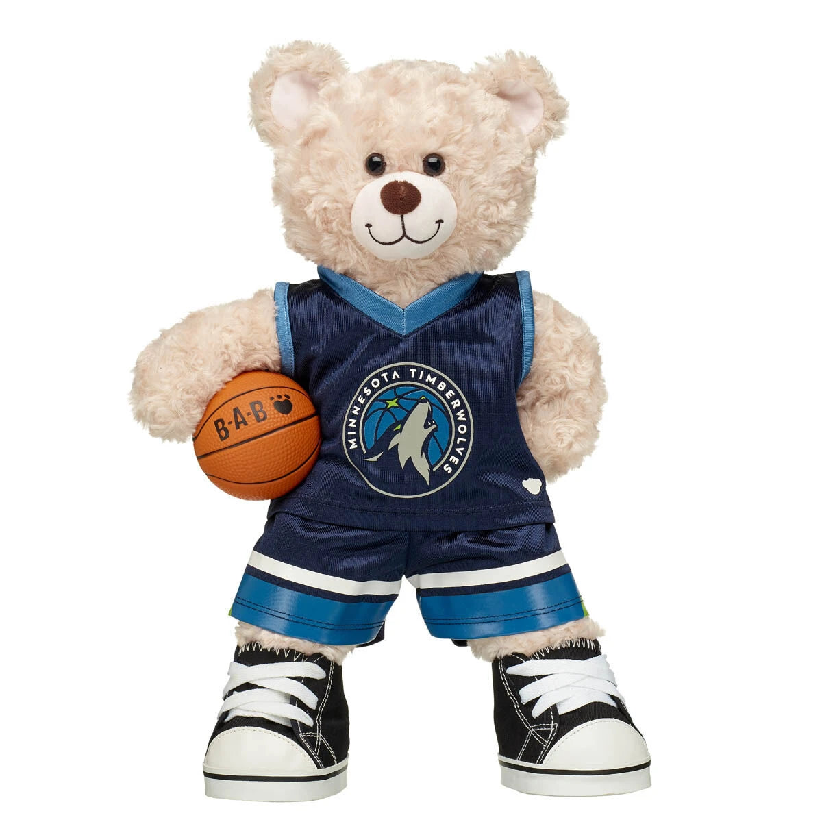 Minnesota Timberwolves Basketball Teddy bear Gift Set | Build-A-Bear® - US 2138