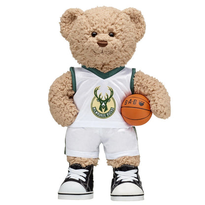 Milwaukee Bucks Timeless Teddy Bear Basketball Gift Set - US 7951