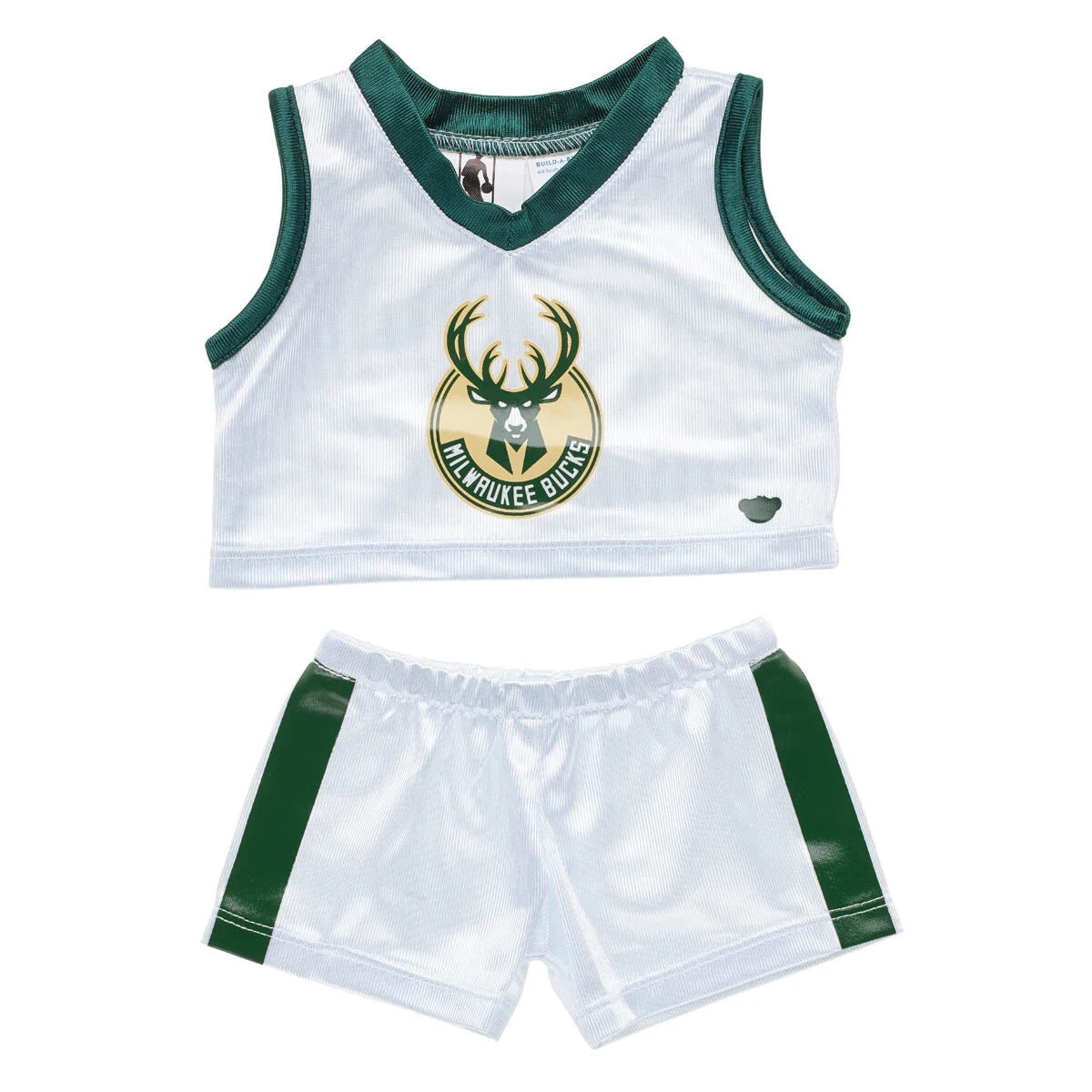 Milwaukee Bucks Stuffed Animal Uniform | Shop Now at Build-A-Bear® - US 4179