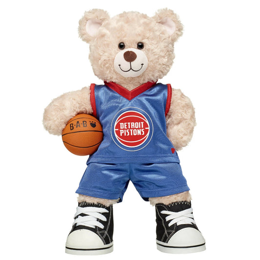 Detroit Pistons Basketball Teddy Bear Gift Set | Build-A-Bear® - US 6474