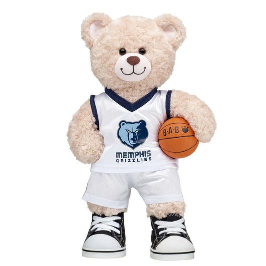 Memphis Grizzlies Basketball Teddy Bear Gift Set | Build-A-Bear® - US 9580