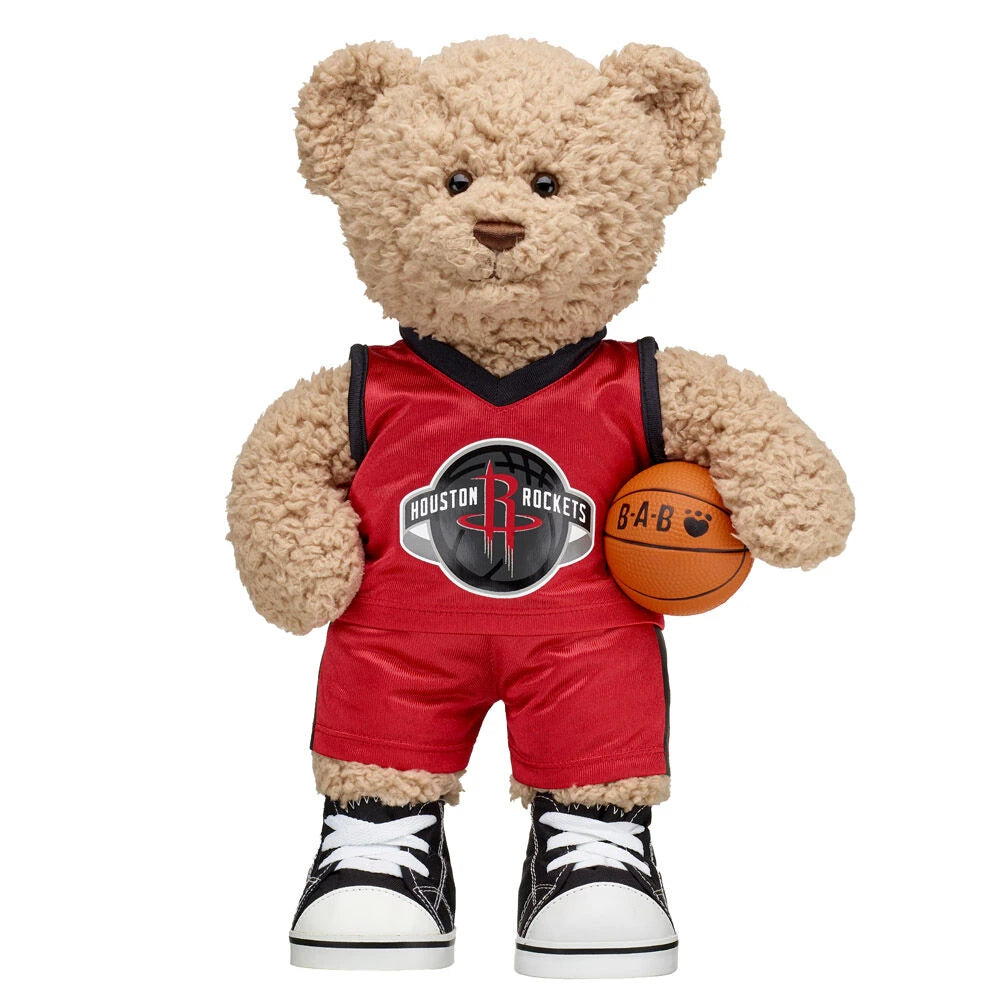 Timeless Teddy Bear Houston Rockets Basketball Gift Set - US 8930
