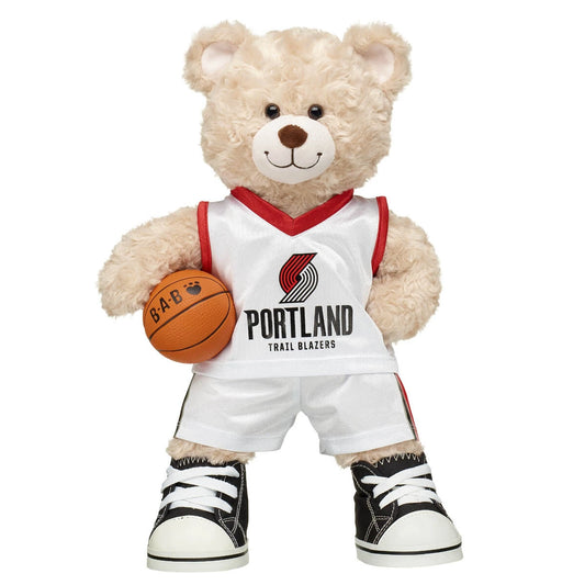 Happy Hugs Teddy Bear Portland Trail Blazers Basketball Gift Set - US 7116
