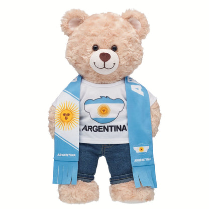 Argentina Scarf &amp; T-Shirt Set | Build-A-Bear - US 1446