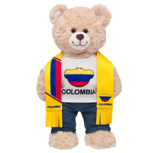 Colombia Scarf &amp; T-Shirt Set | Build-A-Bear - US 3829