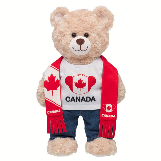 Canada Scarf &amp; T-Shirt Set | Build-A-Bear - US 7494