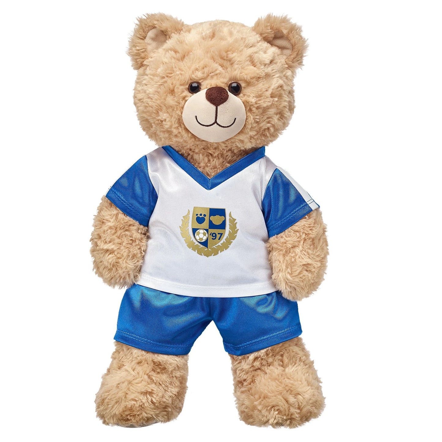 Blue &amp; White Soccer Uniform 2 pc. for Stuffed Animals | Build-A-Bear® - US 6038