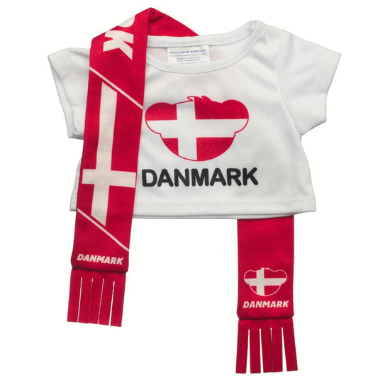 Denmark Scarf &amp; T-Shirt Set | Build-A-Bear - US 6343