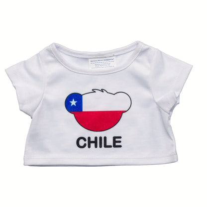 Online Exclusive Chile T-Shirt | Build-A-Bear - US 1858