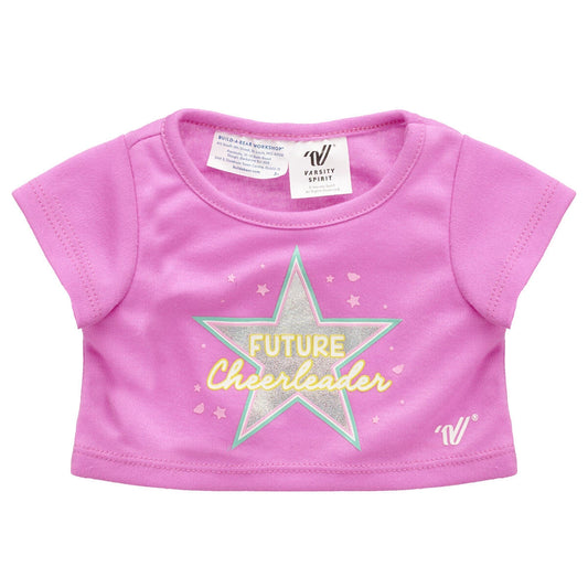 Online-Only Varsity Spirit Future Cheerleader Tee | Build-A-Bear® - US 4145