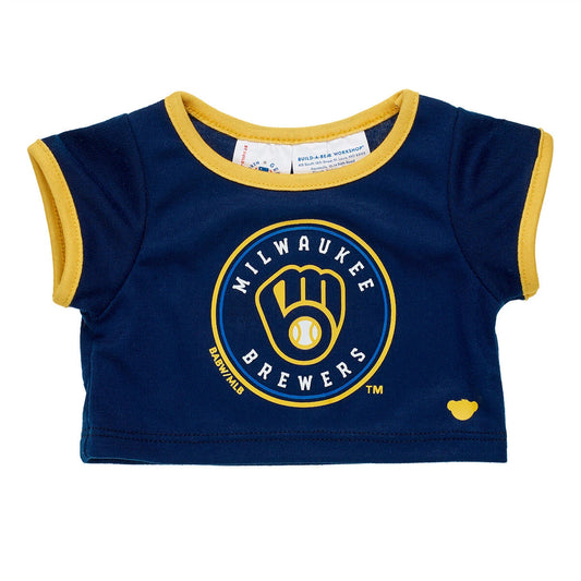 Milwaukee Brewers™ Baseball T-Shirt for Stuffed Animals | Build-A-Bear® - US 4010