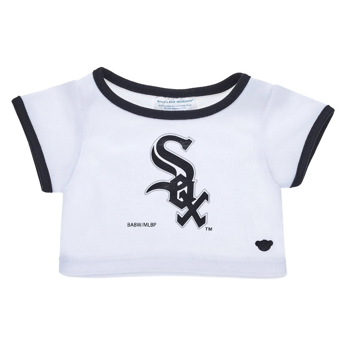 Chicago White Sox Baseball T-Shirt for Stuffed Animals | Build-A-Bear - US 2847