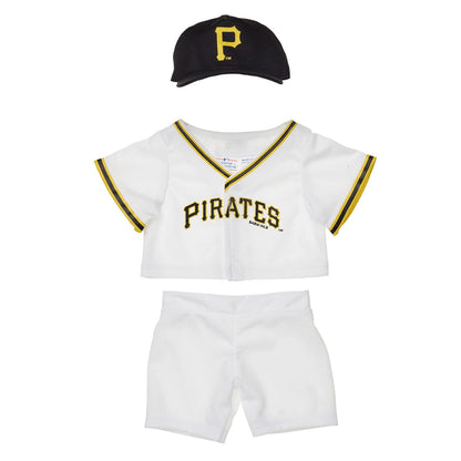 Pittsburgh Pirates™ Uniform 3 pc. for Stuffed Animals | Build-A-Bear® - US 5108