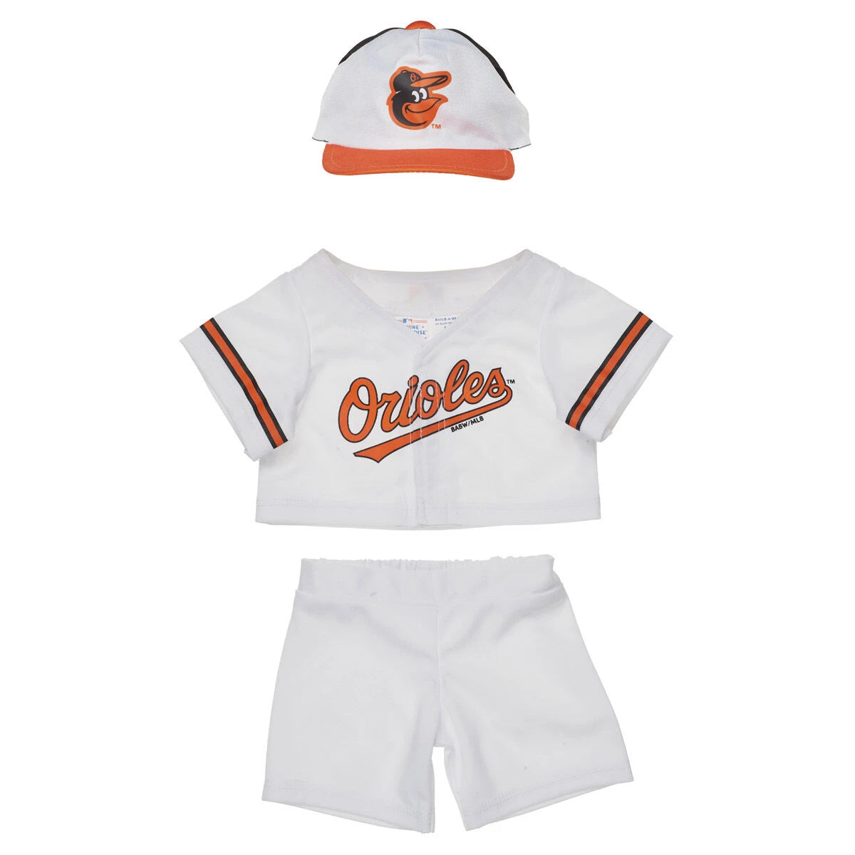 Baltimore Orioles Uniform 3 pc. for Stuffed Animals | Build-A-Bear® - US 2922