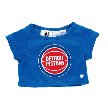 Detroit Pistons Stuffed Animal T-Shirt | Shop Now at Build-A-Bear® - US 4245