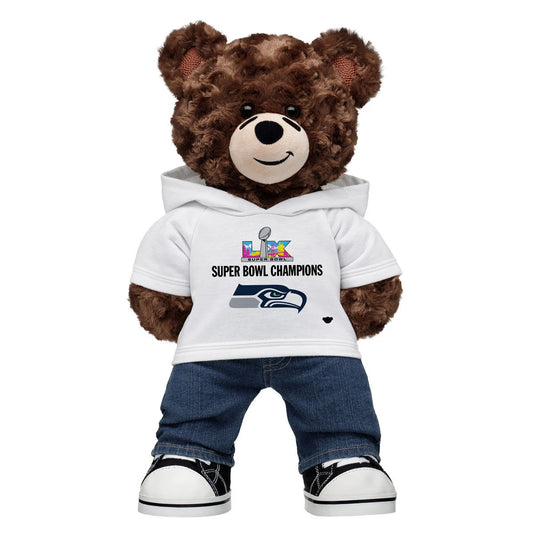Football Teddy Bear Super Bowl LX Seattle Seahawks | Build-A-Bear - US 9421