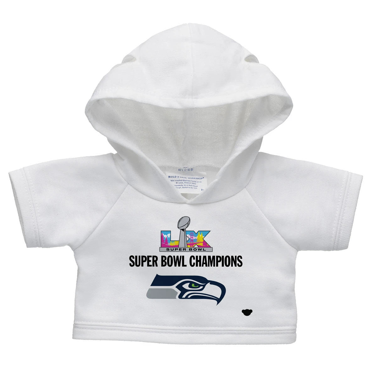 Super Bowl LX Seattle Seahawks Hoodie | Build-A-Bear - US 2648