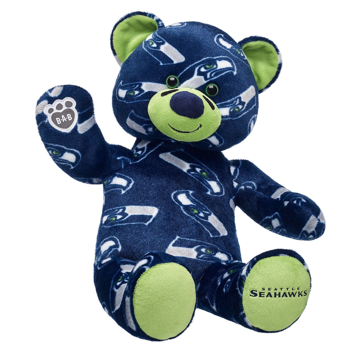 Seattle Seahawks Teddy Bear | Build-A-Bear® - US 2154