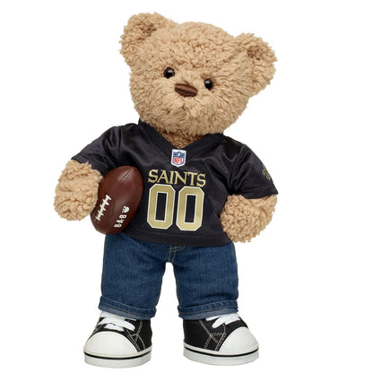 Timeless Teddy Football New Orleans Saints Gift Set | Build-A-Bear® - US 4742