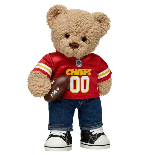 Timeless Teddy Kansas City Chiefs Football Gift Set | Build-A-Bear® - US 1632