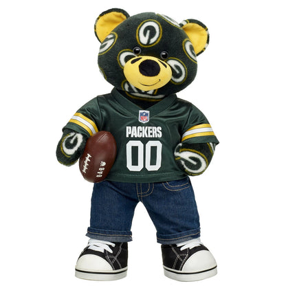 Football Bear Green Bay Packers Gift Set | Build-A-Bear® - US 2798