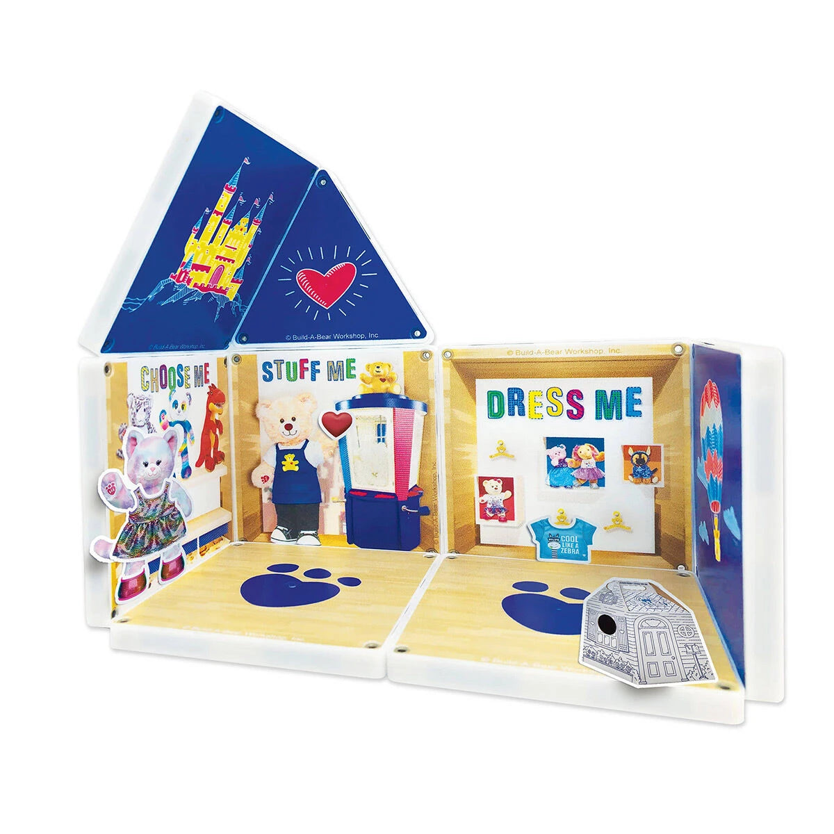 Magna-Tiles® The Workshop Cub Condo for Stuffed Animals | Build-A-Bear® - US 2159