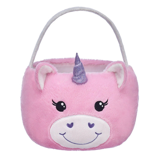 Pink Unicorn Basket for Stuffed Animals | Build-A-Bear® - US 4591