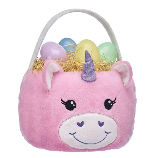 Pink Unicorn Basket for Stuffed Animals | Build-A-Bear® - US 8867