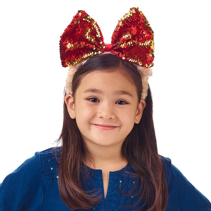 Sequin Bow Bear Headband for Kids | Build-A-Bear® - US 2954