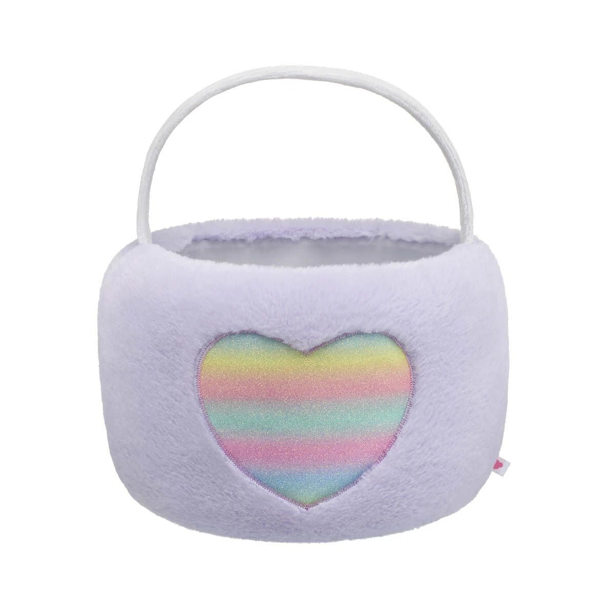 Purple Pastel Heart Easter Basket for Stuffed Animals | Build-A-Bear® - US 2512