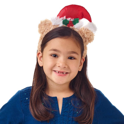 Santa Hat Bear Headband for Kids | Build-A-Bear® - US 7097