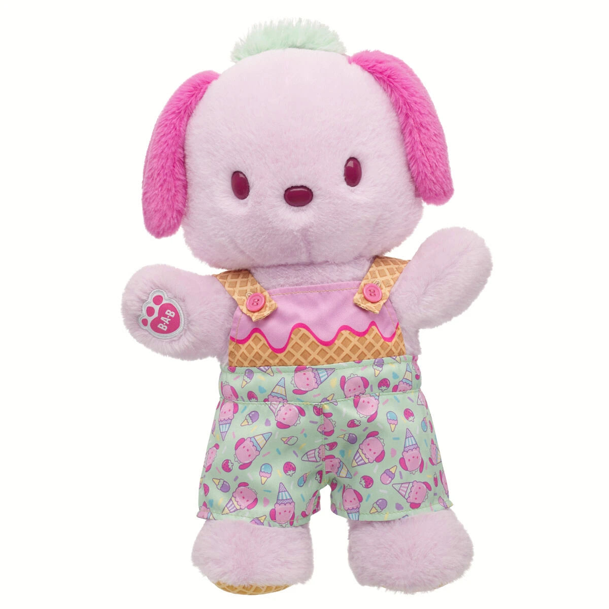 Sanrio Hello Kitty &amp; Friends Strawberry Ice Cream Pochacco Plush | Build-A-Bear - US 4258