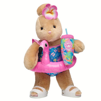 Pawlette Bunny Flamingo Floatie Gift Set | Build-A-Bear - US 1863
