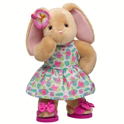 Pawlette Bunny Plush Tropical Gift Set | Build-A-Bear - US 8811