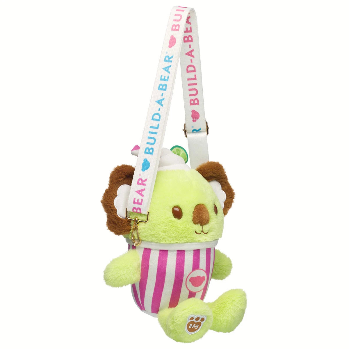 Coconut Lime Koala Slushie Plushie w/ Carrying Strap | BAB - US 8089