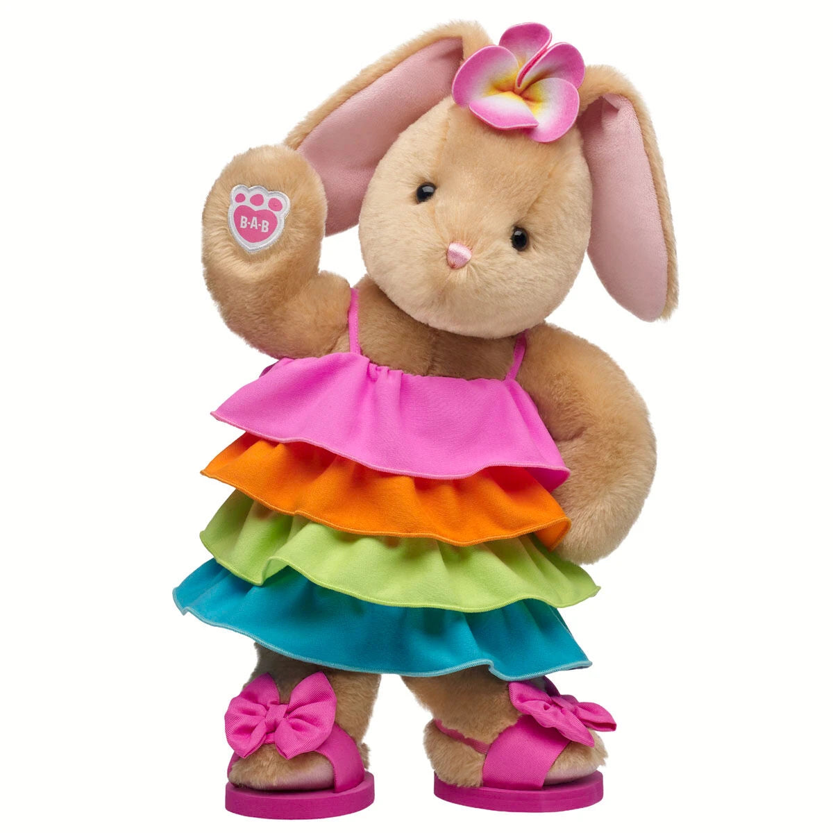 Pawlette Bunny Summer Ruffle Dress Gift Set | Build-A-Bear - US 8037