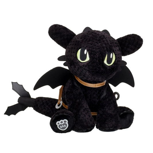 How to Train Your Dragon Toothless Plush &amp; Saddle | Build-A-Bear® - US 3870