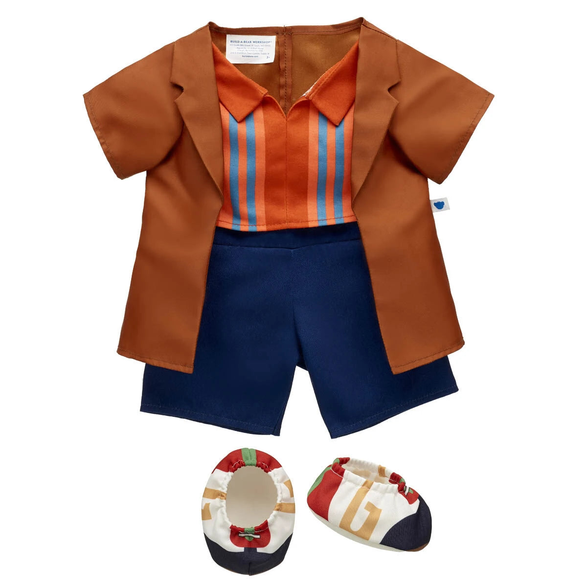 Doctor Who Teddy Bear Fifteenth Doctor Gift Set with TARDIS Gift Box | Build-A-Bear® - US 8803